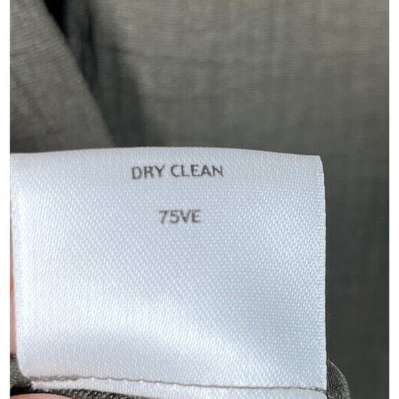 EILEEN FISHER Jacket Large Collarless Rayon Silk Blend Textured Brown Hook Eye - Picture 11 of 11